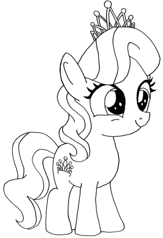 Diamond Tiara My Little Pony Coloring Page